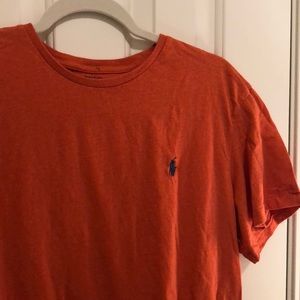 Orange + Navy Polo Ralph Lauren Tee